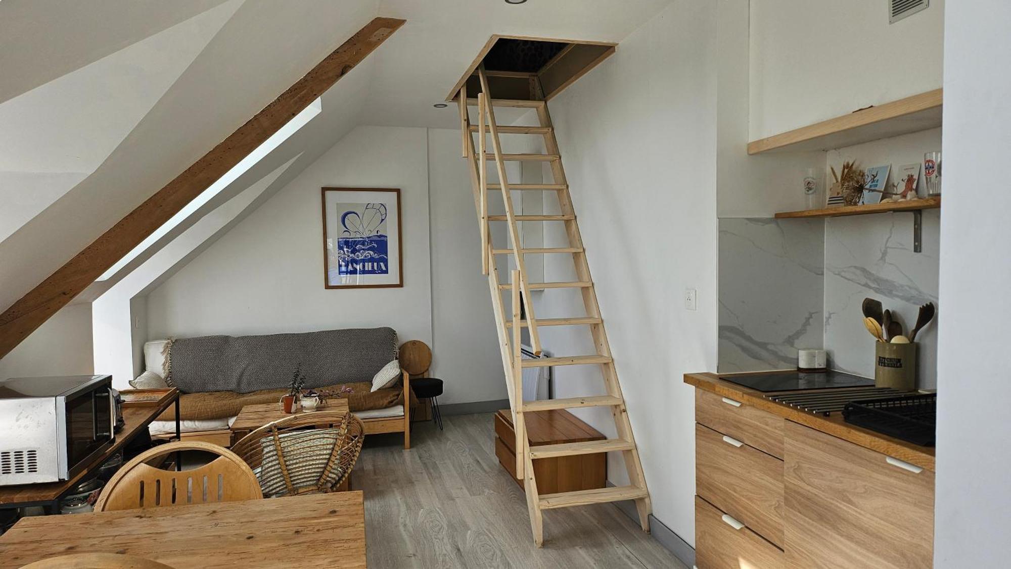 Studio Cosy Au Bord De Mer Apartment Лансю Екстериор снимка